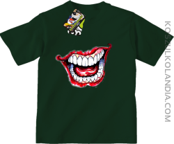 Halloween Jocker Smile Retro - koszulka dziecięca butelkowa