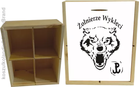 ŻOŁNIERZE WYKLĘCI WOLF-Skrzyneczka ozdobna