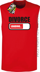 DIVORCE - loading - Bezrękawnik męski red