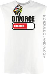 DIVORCE - loading - Bezrękawnik męski biała