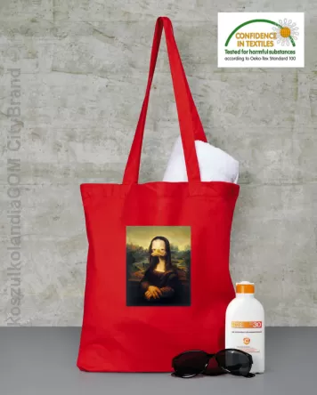 MonaLisa Mother Ducker - Torba EKO czerwony 