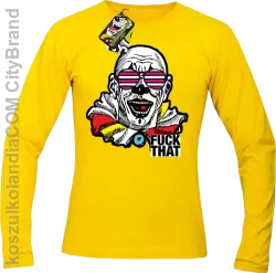 Fuck That Clown - Longsleeve męski żółty 