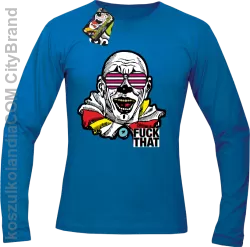 Fuck That Clown - Longsleeve męski niebieski 