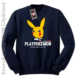 Play Pokemon - Bluza standard bez kaptura granat