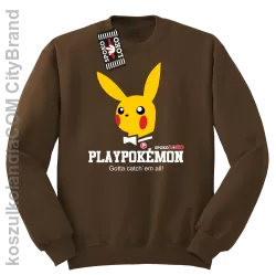 Play Pokemon - Bluza standard bez kaptura brąz 