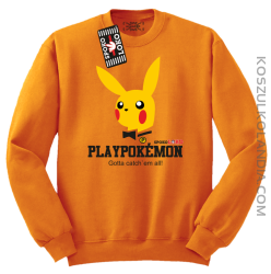 Play Pokemon - Bluza standard bez kaptura pomarańcz 