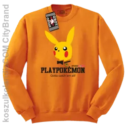 Play Pokemon - Bluza standard bez kaptura pomarańcz 