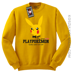 Play Pokemon - Bluza standard bez kaptura żółta 