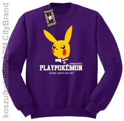 Play Pokemon - Bluza standard bez kaptura fiolet 