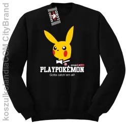 Play Pokemon - Bluza standard bez kaptura czarna 