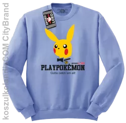 Play Pokemon - Bluza standard bez kaptura błękit 