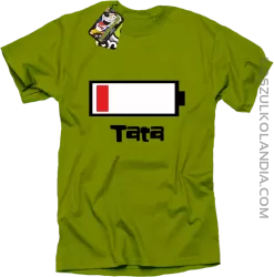 Tata Bateria do ładowania - Koszulka męska kiwi