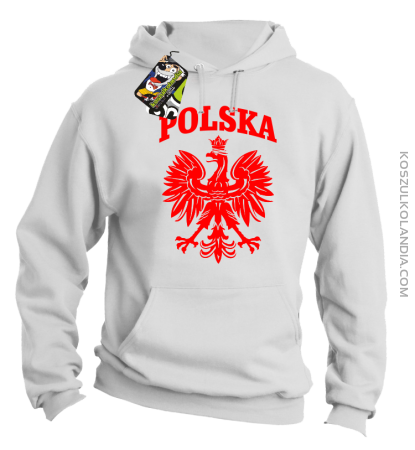 Polska - Bluza męska z kapturem 