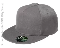 snapback czapka szara