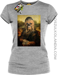 Mona Lisa Chewbacca CZUBAKA - Koszulka damska melanż 