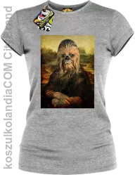 Mona Lisa Chewbacca CZUBAKA - Koszulka damska melanż 