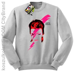 DAVID BOWIE thunder face - Bluza STANDARD męska - Melanż