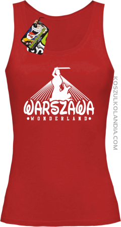Warszawa wonderland - Top damski 