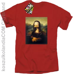 MonaLisa Mother Ducker - Koszulka męska czerwona 