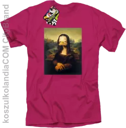 MonaLisa Mother Ducker - Koszulka męska fuchsia 