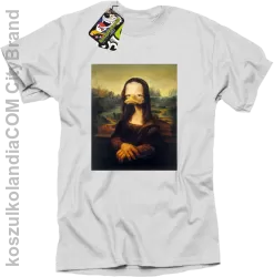 MonaLisa Mother Ducker - Koszulka męska biała 