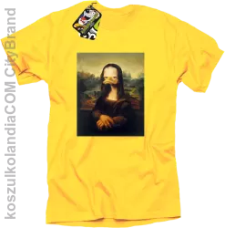 MonaLisa Mother Ducker - Koszulka męska żółta 