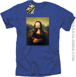 MonaLisa Mother Ducker - Koszulka męska niebieska 