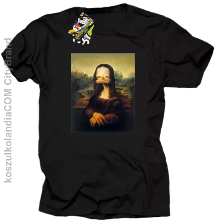 MonaLisa Mother Ducker - Koszulka męska czarna 