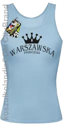 Warszawska princesa - Top damski błękit