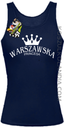 Warszawska princesa - Top damski granat