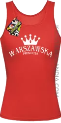 Warszawska princesa - Top damski red