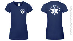 Pielęgniarka - koszulka damska dla pielęgniarek granatowa