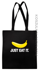 JUST EAT IT Banana - Torba EKO czarna 