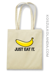 JUST EAT IT Banana - Torba EKO beżowa 