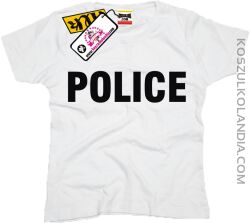 policja police koszulka