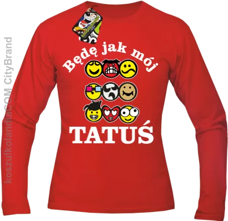 Będę jak mój tatuś-Longsleeve męski