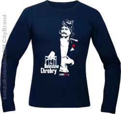 Bolesław Chrobry ala GodFather - Longsleeve męski granat