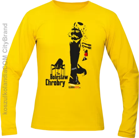 Bolesław Chrobry ala GodFather - Longsleeve męski żółty 