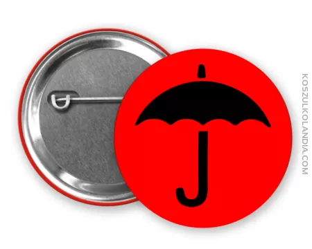 Parasolka symbol - przypinka button