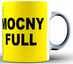 MOCNY FULL Ferdka żółty - kubek ceramiczny 330ml z nadrukiem 2