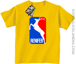 Renifer ala NBA żółtowy