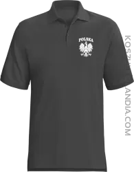 Polska - Koszulka męska Polo szara 