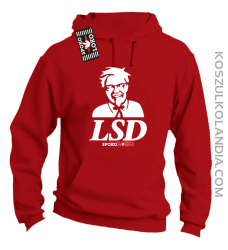 LSD Beffy - Bluza męska z kapturem czerwona 