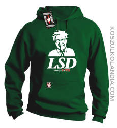 LSD Beffy - Bluza męska z kapturem zielona 