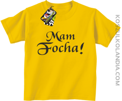 Mam Focha - Koszulka dziecięca żółty 