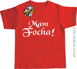 Mam Focha - Koszulka dziecięca czerwona 