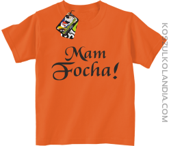 Mam Focha - Koszulka dziecięca pomarańcz 
