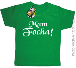 Mam Focha - Koszulka dziecięca zielona 