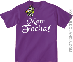 Mam Focha - Koszulka dziecięca fiolet 