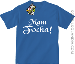 Mam Focha - Koszulka dziecięca niebieska 